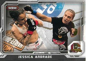 2014 Topps UFC Champions - Black #9 Jessica Andrade Front