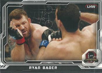 2014 Topps UFC Champions - Black #89 Ryan Bader Front