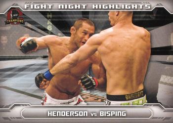 2014 Topps UFC Champions - Fight Night Highlights #FNH-DH Dan Henderson Front