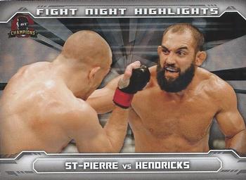 2014 Topps UFC Champions - Fight Night Highlights #FNH-JH Johny Hendricks Front