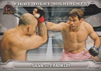 2014 Topps UFC Champions - Fight Night Highlights #FNH-RF Rich Franklin Front