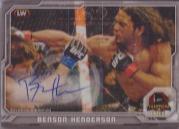 2014 Topps UFC Champions - Fighter Autographs #CFA-BH Benson Henderson Front