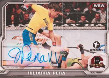 2014 Topps UFC Champions - Fighter Autographs #CFA-JP Julianna Pena Front