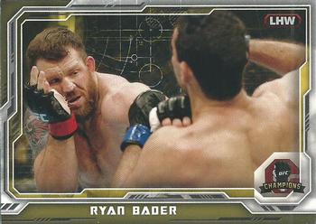 2014 Topps UFC Champions - Gold Champions Predictor #89 Ryan Bader Front