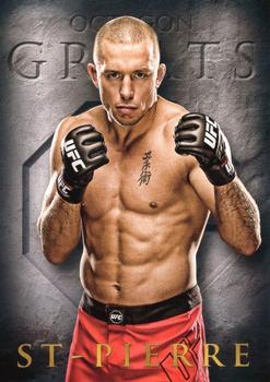2014 Topps UFC Champions - Octagon Greats #OGAP-GS Georges St-Pierre Front