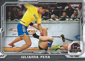 2014 Topps UFC Champions - Silver #10 Julianna Pena Front