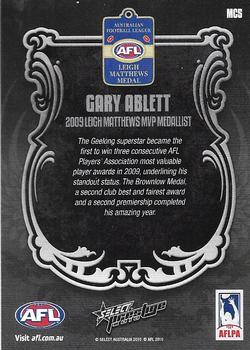 GEELONG 2010 AFL SELECT 2009 BROWNLOW MEDALLIST GARY ABLETT MC1 