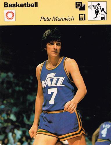 1977-79 Sportscaster Series 1 #01-24 Pete Maravich Front