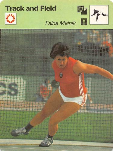 1977-79 Sportscaster Series 1 #01-06 Faina Melnik Front