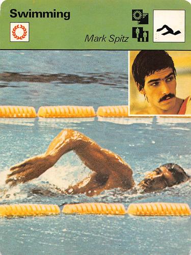 1977-79 Sportscaster Series 1 #01-07 Mark Spitz Front