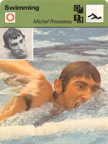 1977-79 Sportscaster Series 1 #01-08 Michel Rousseau Front