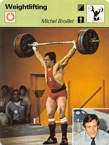 1977-79 Sportscaster Series 1 #01-11 Michel Broillet Front