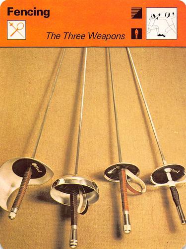 1977-79 Sportscaster Series 1 #01-19 The Three Weapons Front