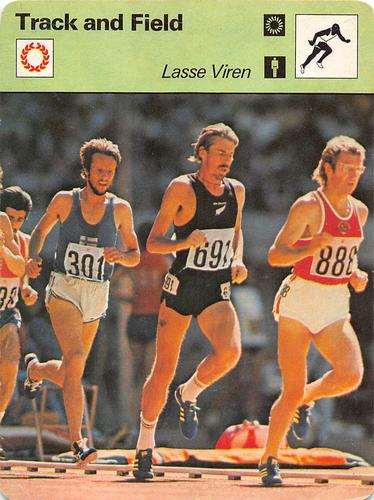 1977-79 Sportscaster Series 1 #01-22 Lasse Viren Front