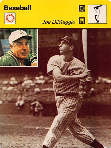 1977-79 Sportscaster Series 2 #02-08 Joe DiMaggio Front