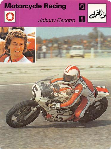 1977-79 Sportscaster Series 2 #02-17 Johnny Cecotto Front
