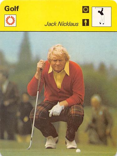 1977-79 Sportscaster Series 2 #02-02 Jack Nicklaus Front