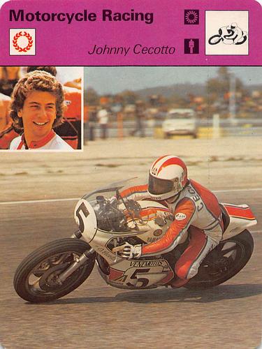 1977-79 Sportscaster Series 2 #02-17 Johnny Cecotto Front