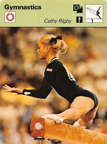 1977-79 Sportscaster Series 3 #03-21 Cathy Rigby Front