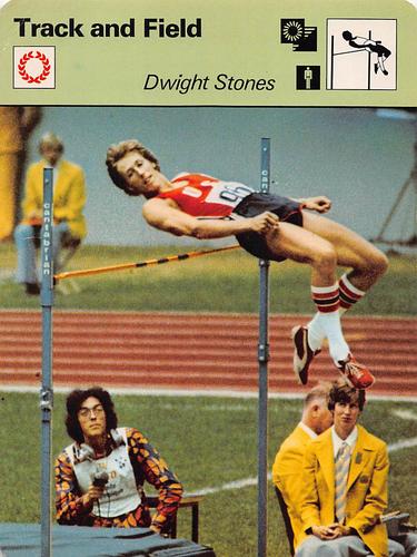 1977-79 Sportscaster Series 3 #03-24 Dwight Stones Front