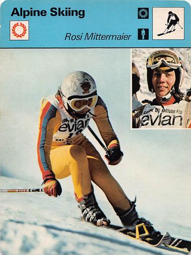 1977-79 Sportscaster Series 3 #03-14 Rosi Mittermaier Front