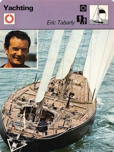 1977-79 Sportscaster Series 4 #04-08 Eric Tabarly Front