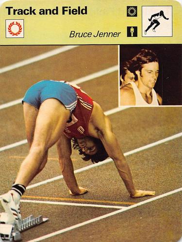 1977-79 Sportscaster Series 4 #04-24 Bruce Jenner Front