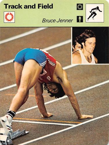 1977-79 Sportscaster Series 4 #04-24 Bruce Jenner Front