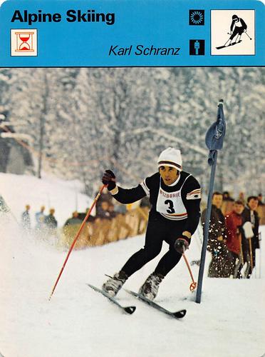 1977-79 Sportscaster Series 5 #05-13 Karl Schranz Front