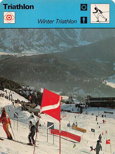 1977-79 Sportscaster Series 5 #05-01 Winter Triathlon Front