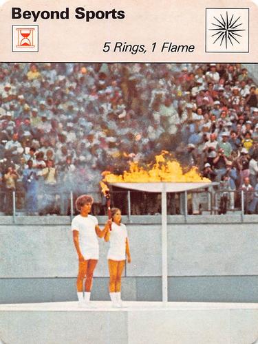 1977-79 Sportscaster Series 5 #05-17 5 Rings, 1 Flame Front