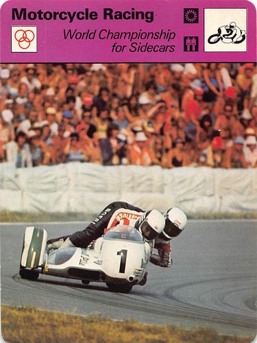 1977-79 Sportscaster Series 5 #05-24 World Championship for Sidecars Front
