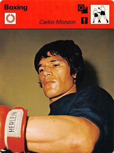 1977-79 Sportscaster Series 5 #05-08 Carlos Monzon Front
