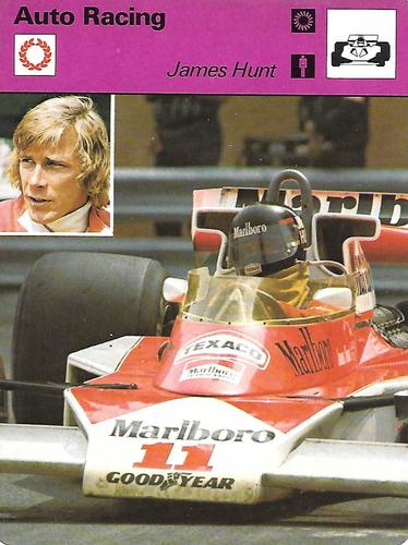 1977-79 Sportscaster Series 5 #05-21 James Hunt Front