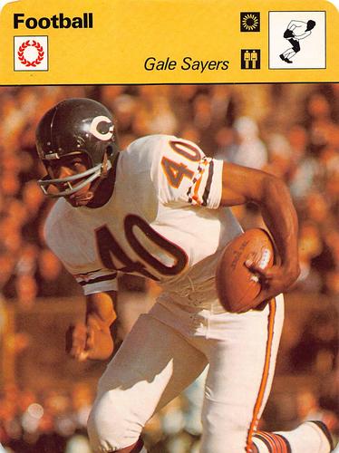 1977-79 Sportscaster Series 5 #05-23 Gale Sayers Front