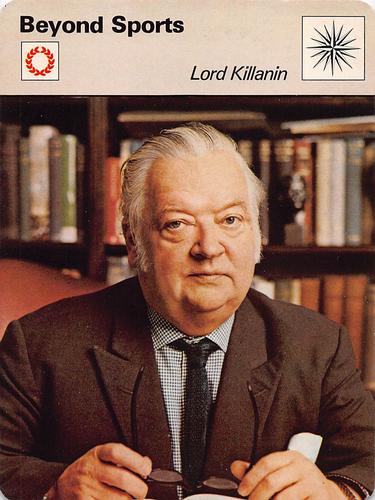 1977-79 Sportscaster Series 6 #06-23 Lord Killanin Front
