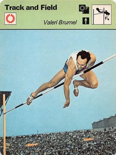 1977-79 Sportscaster Series 7 #07-18 Valeri Brumel Front