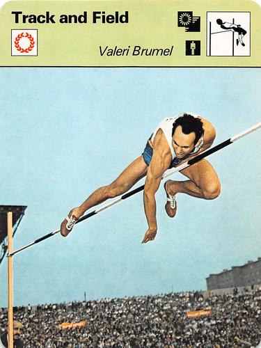1977-79 Sportscaster Series 7 #07-18 Valeri Brumel Front