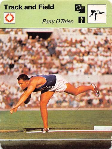 1977-79 Sportscaster Series 8 #08-01 Parry O'Brien Front