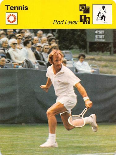 1977-79 Sportscaster Series 8 #08-03 Rod Laver Front