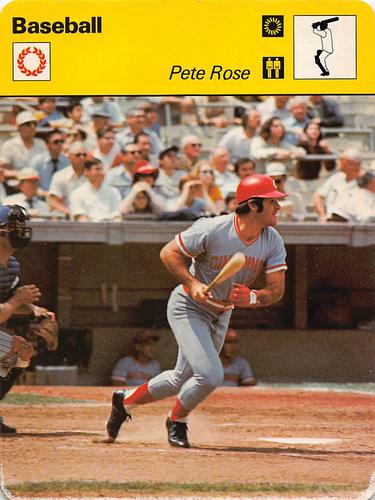 1977-79 Sportscaster Series 8 #08-04 Pete Rose Front