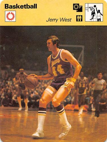 1977-79 Sportscaster Series 8 #08-10 Jerry West Front
