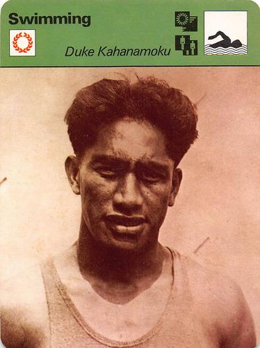 1977-79 Sportscaster Series 8 #08-11 Duke Kahanamoku Front