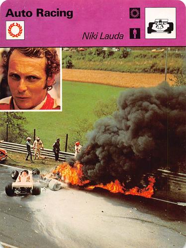 1977-79 Sportscaster Series 8 #08-24 Niki Lauda Front