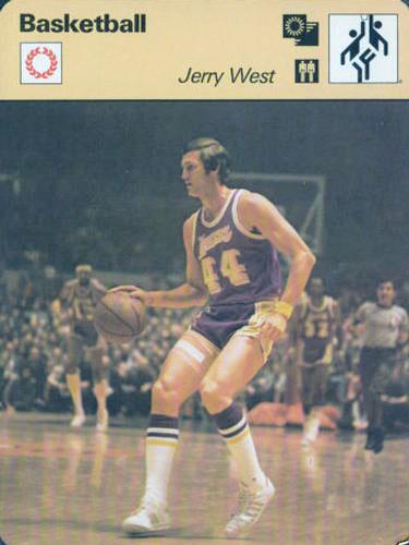 1977-79 Sportscaster Series 8 #08-10 Jerry West Front