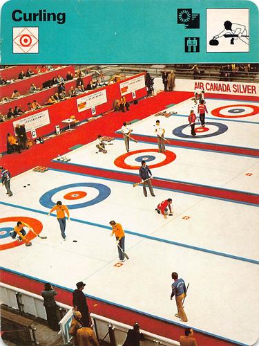 1977-79 Sportscaster Series 8 #08-12 Curling Front