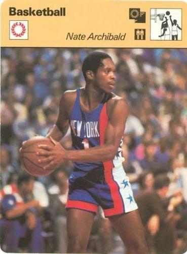 1977-79 Sportscaster Series 9 #09-12 Nate Archibald Front