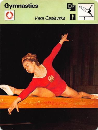 1977-79 Sportscaster Series 9 #09-13 Vera Caslavska Front