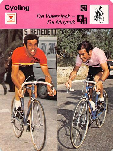 1977-79 Sportscaster Series 9 #09-09 Roger De Vlaeminck / Johan De Muynck Front