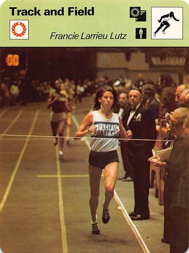 1977-79 Sportscaster Series 9 #09-08 Francie Larrieu Lutz Front